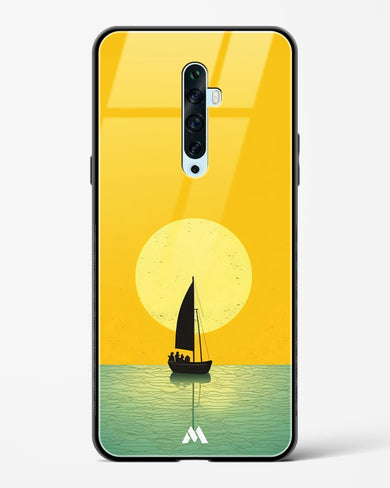 Golden Drift Glass Case Phone Cover (Oppo)