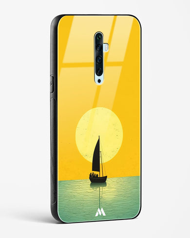 Golden Drift Glass Case Phone Cover (Oppo)