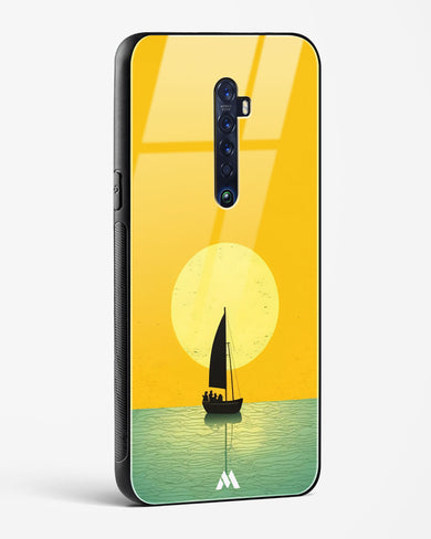 Golden Drift Glass Case Phone Cover (Oppo)