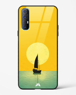 Golden Drift Glass Case Phone Cover (Oppo)