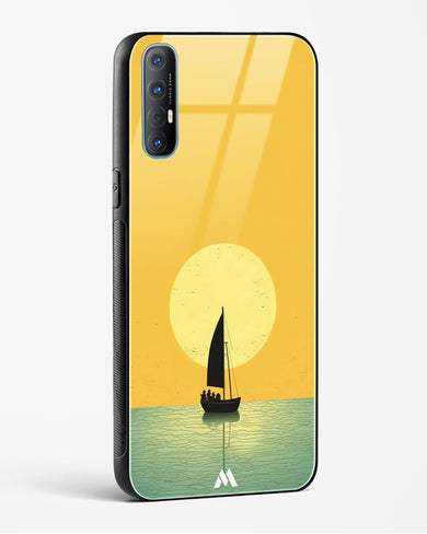 Golden Drift Glass Case Phone Cover (Oppo)