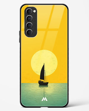 Golden Drift Glass Case Phone Cover (Oppo)