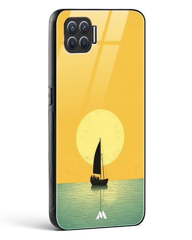 Golden Drift Glass Case Phone Cover (Oppo)