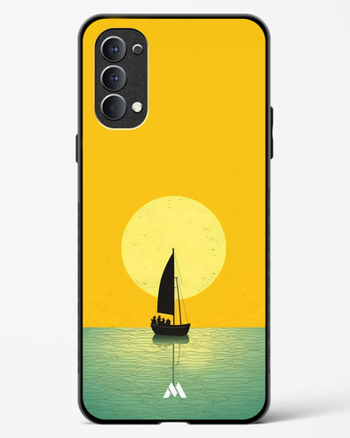 Golden Drift Glass Case Phone Cover (Oppo)