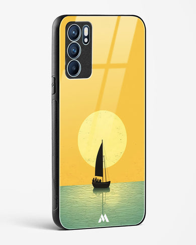 Golden Drift Glass Case Phone Cover (Oppo)