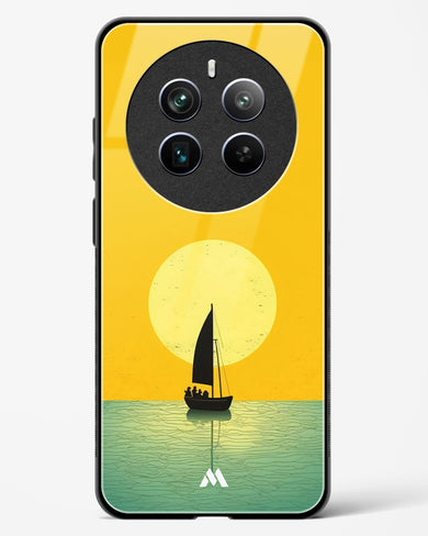 Golden Drift Glass Case Phone Cover (Realme)