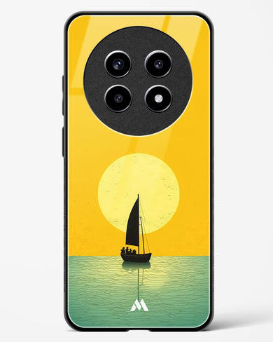 Golden Drift Glass Case Phone Cover (Realme)