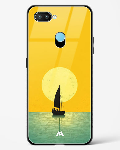 Golden Drift Glass Case Phone Cover (Realme)