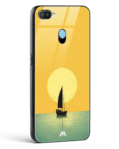 Golden Drift Glass Case Phone Cover (Realme)