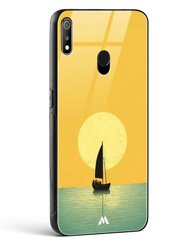 Golden Drift Glass Case Phone Cover (Realme)