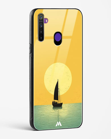 Golden Drift Glass Case Phone Cover (Realme)