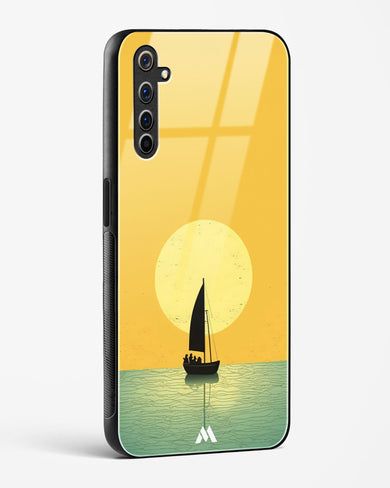 Golden Drift Glass Case Phone Cover (Realme)