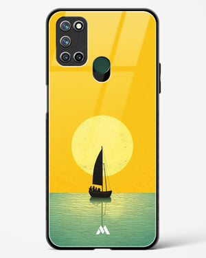 Golden Drift Glass Case Phone Cover (Realme)