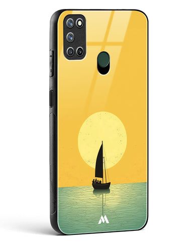 Golden Drift Glass Case Phone Cover (Realme)