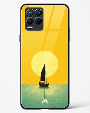 Golden Drift Glass Case Phone Cover (Realme)