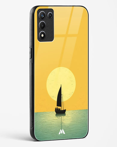 Golden Drift Glass Case Phone Cover (Realme)