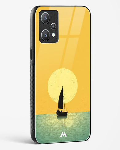Golden Drift Glass Case Phone Cover (Realme)