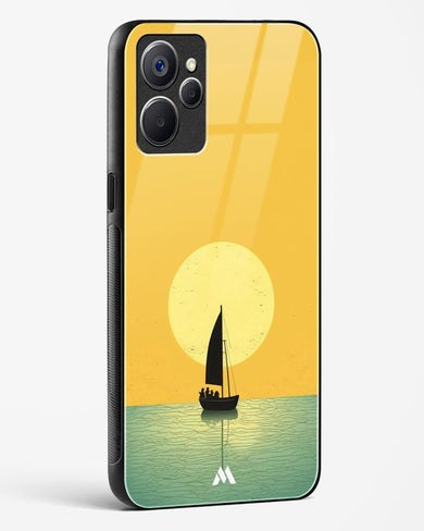 Golden Drift Glass Case Phone Cover (Realme)