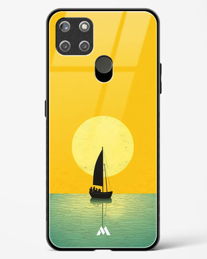 Golden Drift Glass Case Phone Cover (Realme)