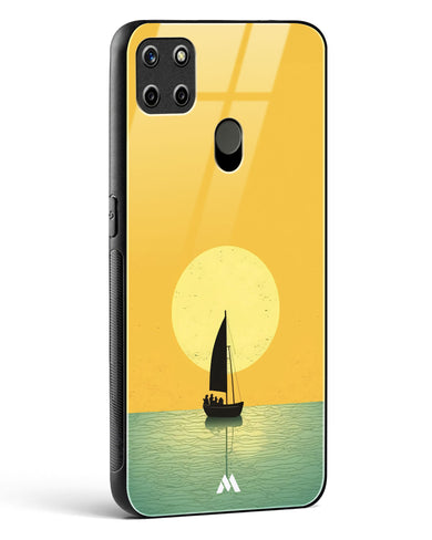Golden Drift Glass Case Phone Cover (Realme)