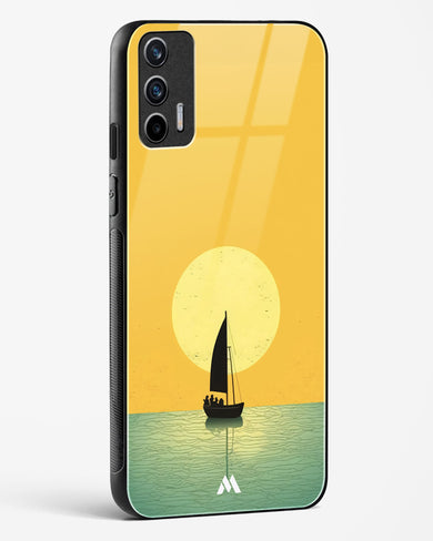 Golden Drift Glass Case Phone Cover (Realme)