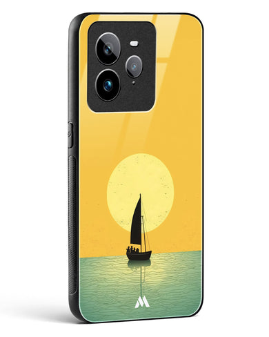Golden Drift Glass Case Phone Cover (Realme)