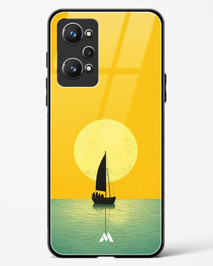 Golden Drift Glass Case Phone Cover (Realme)