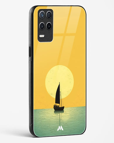 Golden Drift Glass Case Phone Cover (Realme)
