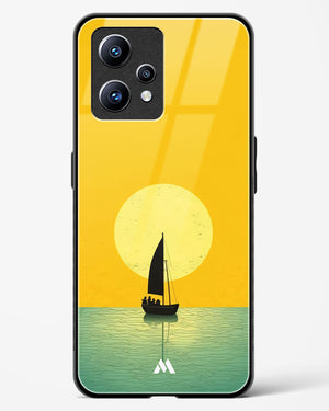 Golden Drift Glass Case Phone Cover (Realme)
