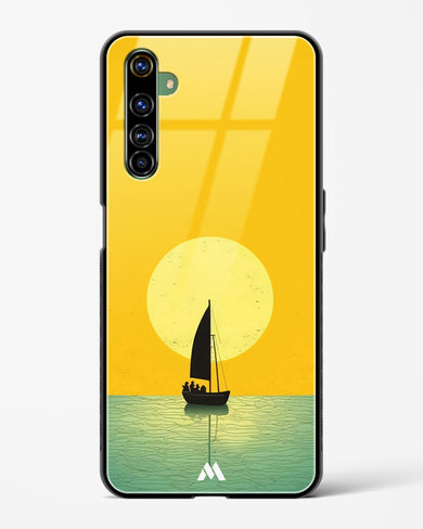 Golden Drift Glass Case Phone Cover (Realme)