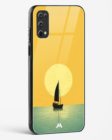 Golden Drift Glass Case Phone Cover (Realme)