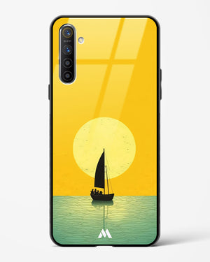Golden Drift Glass Case Phone Cover (Realme)