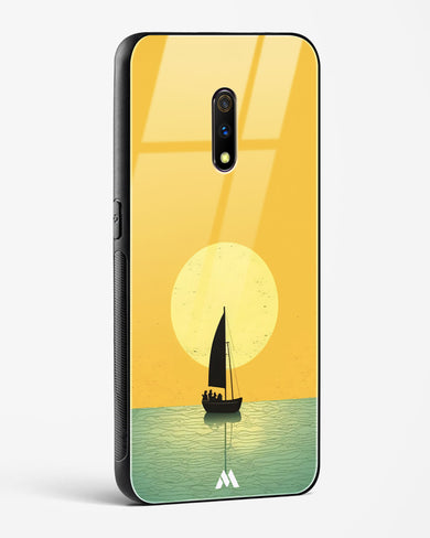 Golden Drift Glass Case Phone Cover (Realme)