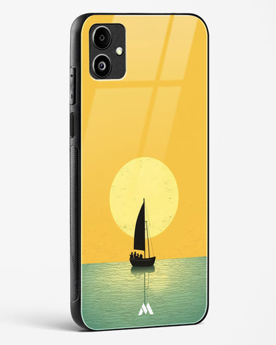 Golden Drift Glass Case Phone Cover (Samsung)