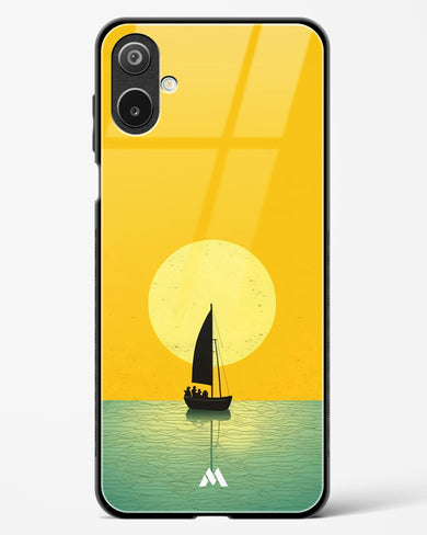 Golden Drift Glass Case Phone Cover (Samsung)
