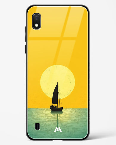 Golden Drift Glass Case Phone Cover (Samsung)