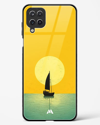 Golden Drift Glass Case Phone Cover (Samsung)