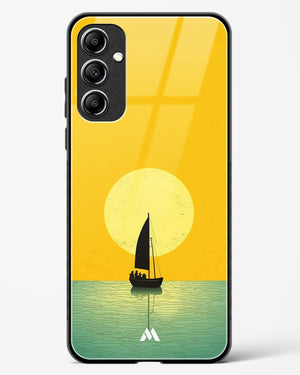 Golden Drift Glass Case Phone Cover (Samsung)
