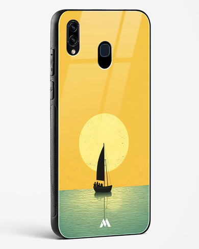 Golden Drift Glass Case Phone Cover (Samsung)