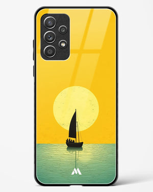 Golden Drift Glass Case Phone Cover (Samsung)