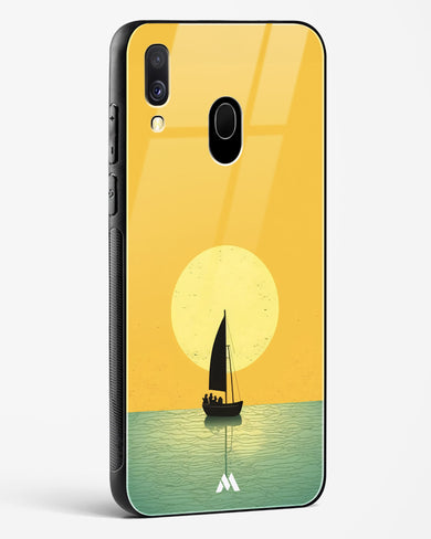 Golden Drift Glass Case Phone Cover (Samsung)