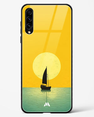 Golden Drift Glass Case Phone Cover (Samsung)