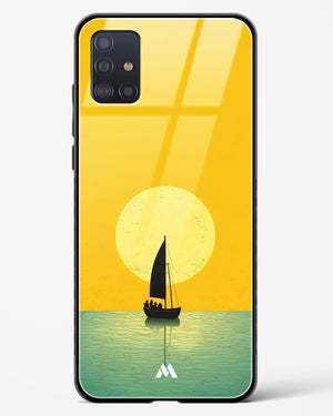 Golden Drift Glass Case Phone Cover (Samsung)