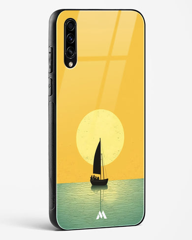 Golden Drift Glass Case Phone Cover (Samsung)