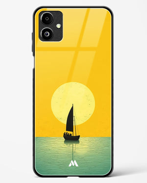 Golden Drift Glass Case Phone Cover (Samsung)