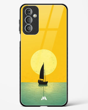 Golden Drift Glass Case Phone Cover (Samsung)