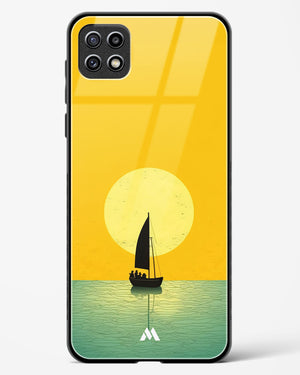 Golden Drift Glass Case Phone Cover (Samsung)