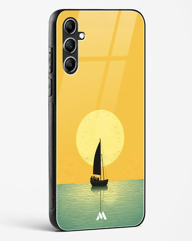 Golden Drift Glass Case Phone Cover (Samsung)