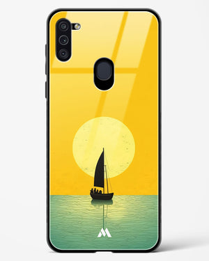 Golden Drift Glass Case Phone Cover (Samsung)