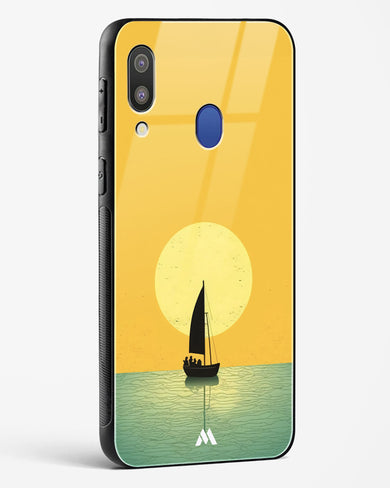 Golden Drift Glass Case Phone Cover (Samsung)